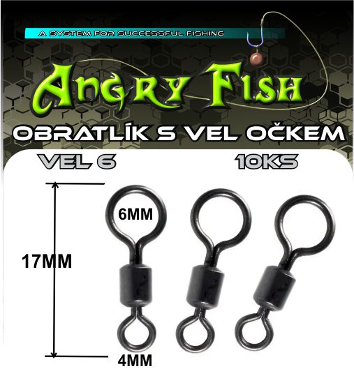 OBRATLÍK S VELKÝM OČKEM VEL 6     17MM