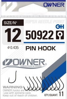 Owner Chinu pin hook s očkem vel 10
