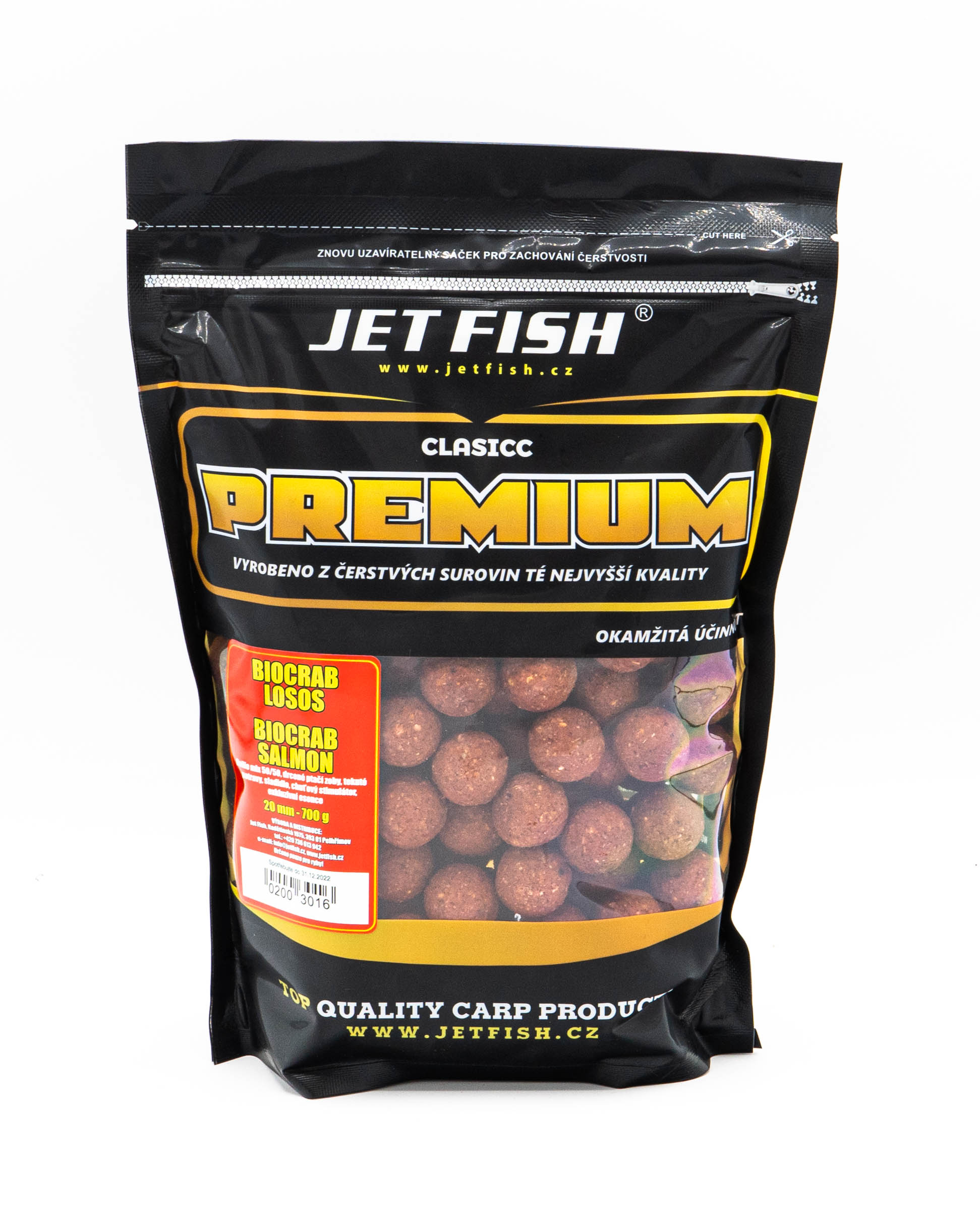 Premium clasicc boilie 700g - 20mm BIOCRAB / LOSOS